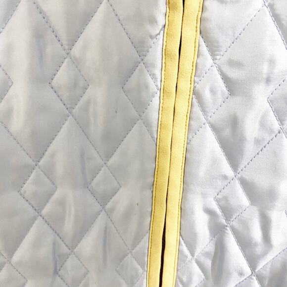 J. McLaughlin Light Blue Quilted Vest with Tan Accents - Picture 6 of 6